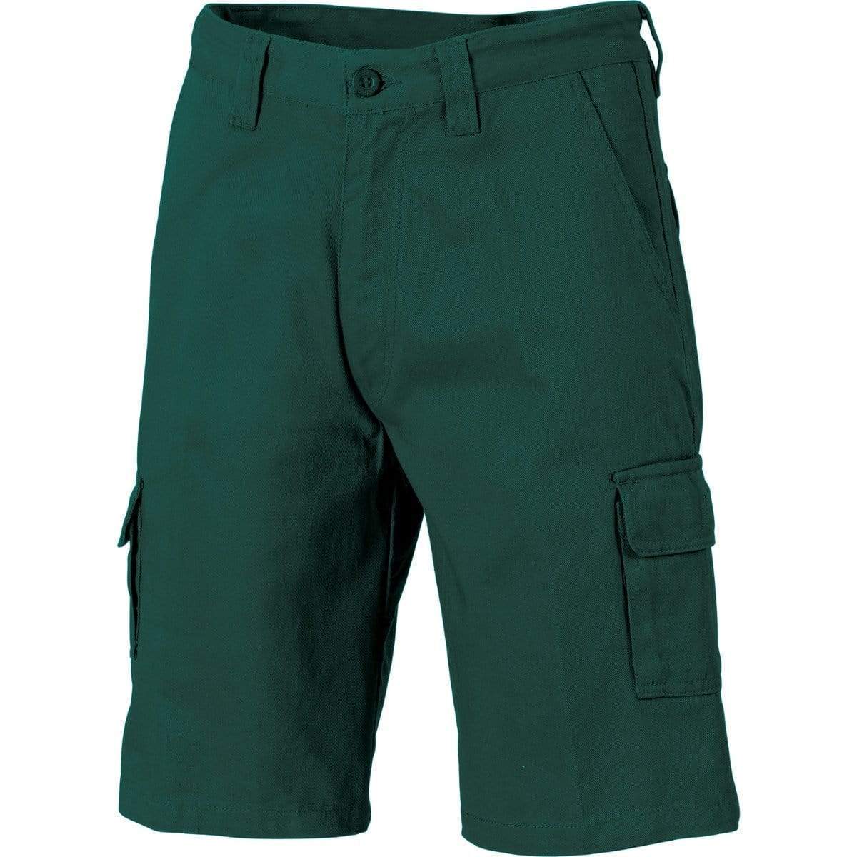 Cotton Drill Cargo Work Shorts with Tool Pocket - product view