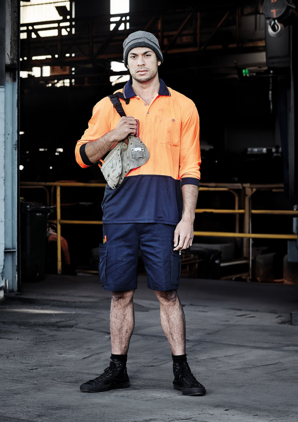 Polo in navy, product view
