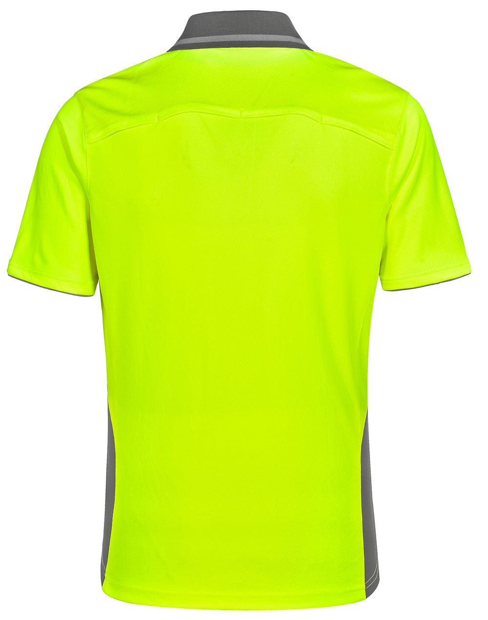 Polo in yellow, back view