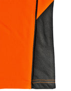 Vented Bamboo Charcoal Work Polo - side view
